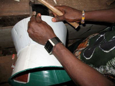 Photo: hand-making energy source